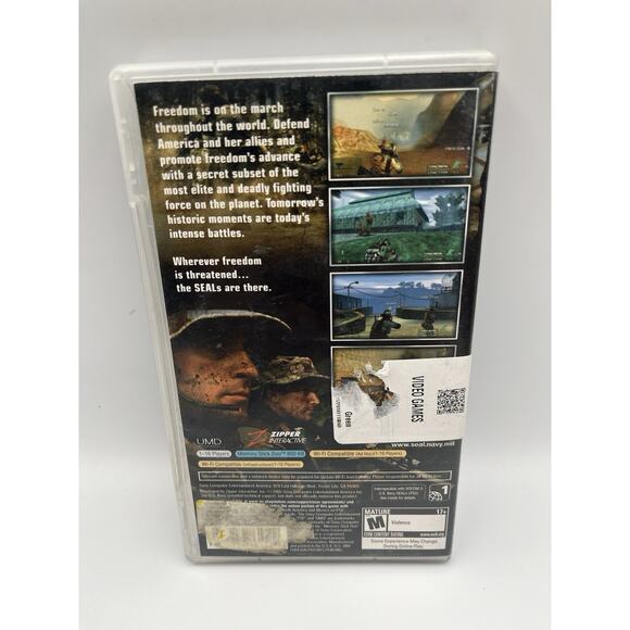 Socom US Navy Seals Fireteam Bravo (Sony PSP, 2005) Complete Tested - Picture 2 of 9